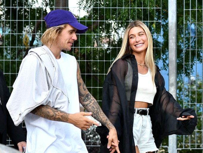 Justin And Hailey Take On NYFW