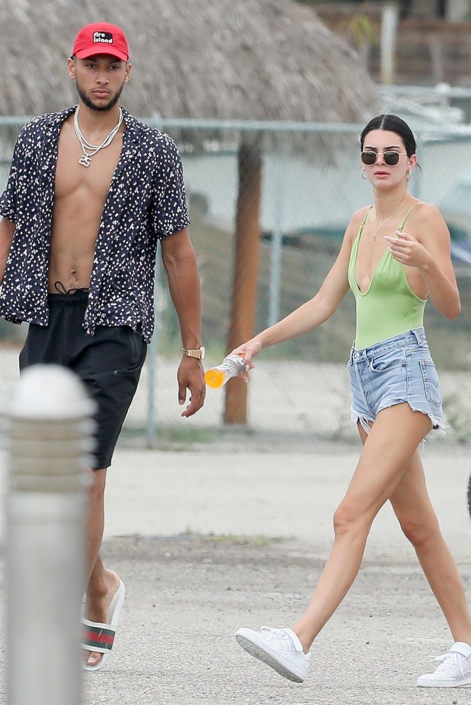 Kendall Jenner & Ben Simmons Hit The Beach