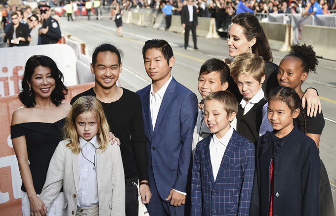 Jolie-Pitt Kids At The Premiere Of ‘First They Killed My Father’