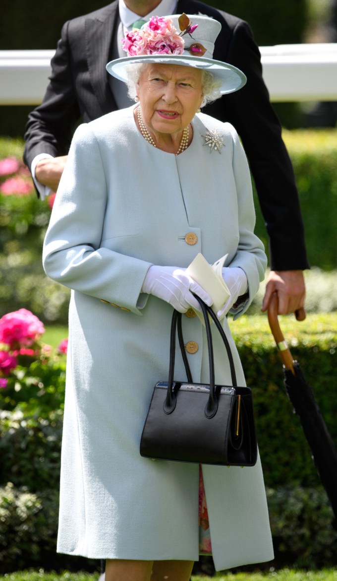 Queen Elizabeth II in Pale Blue