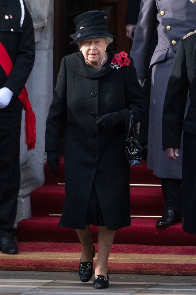 Queen Elizabeth II in Black