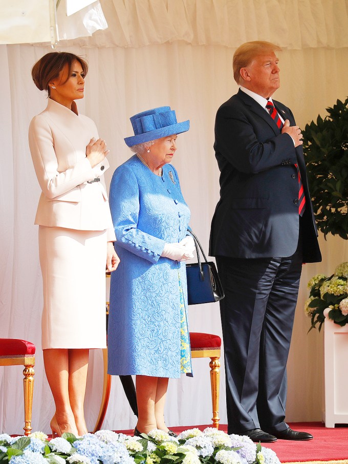 Donald Trump Meeting Queen Elizabeth In London