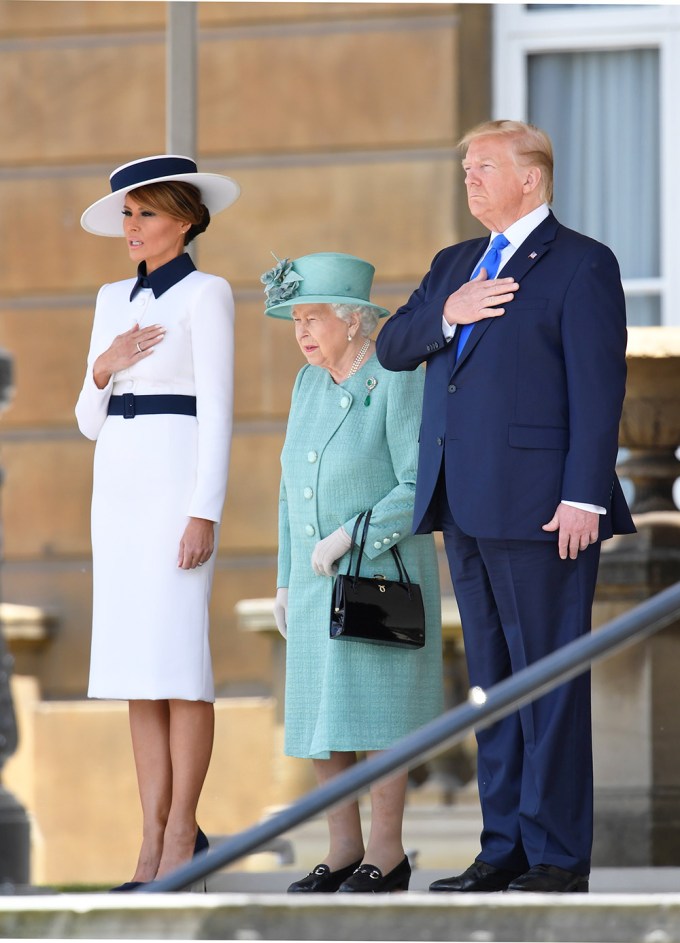 Melania Trump Meets with Queen Elizabeth