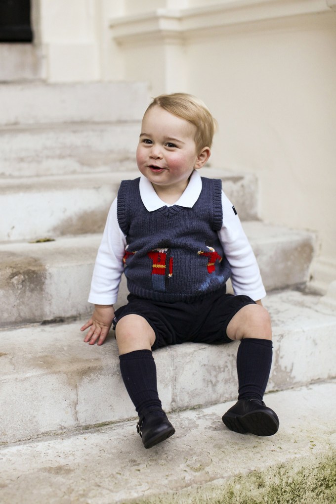 Prince George in an adorable jumper