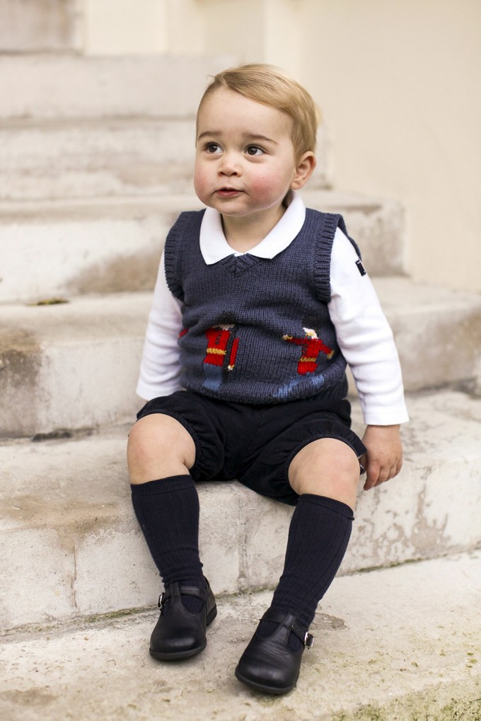 Prince George in adorable holiday garb