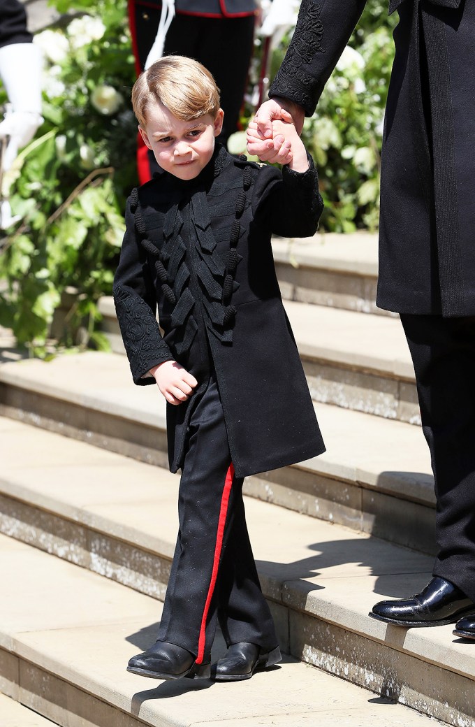 Prince George at Duchess Meghan and Prince Harry’s wedding