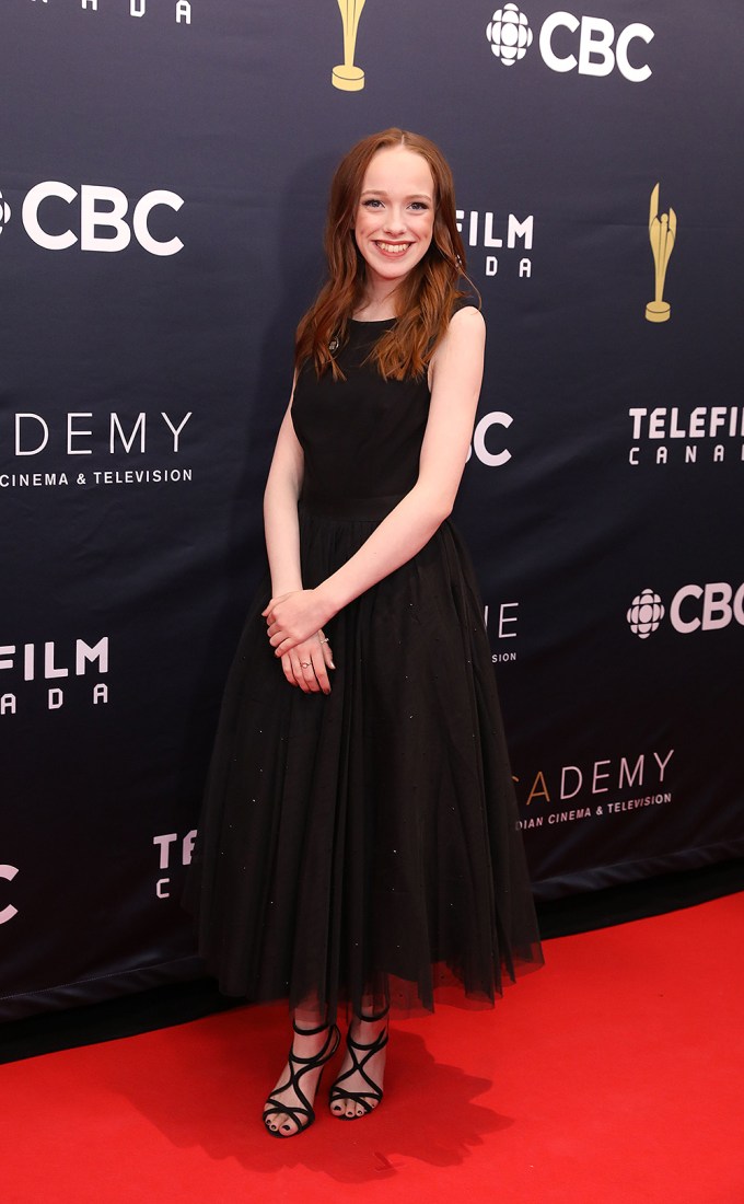 Amybeth McNulty On Canadian Screen Awards Carpet