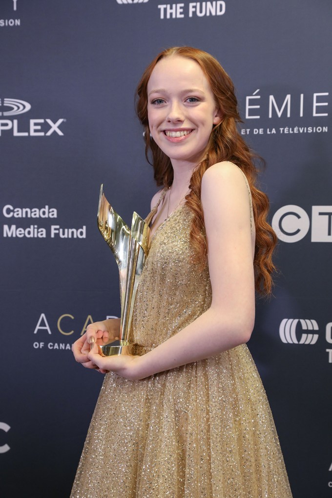 Amybeth McNulty At Canadian Screen Awards