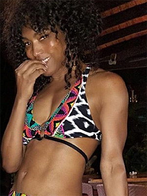 Angela Bassett Shows Midriff in Two-Piece Workout Set While Vacationing in  Paraggi With Pals
