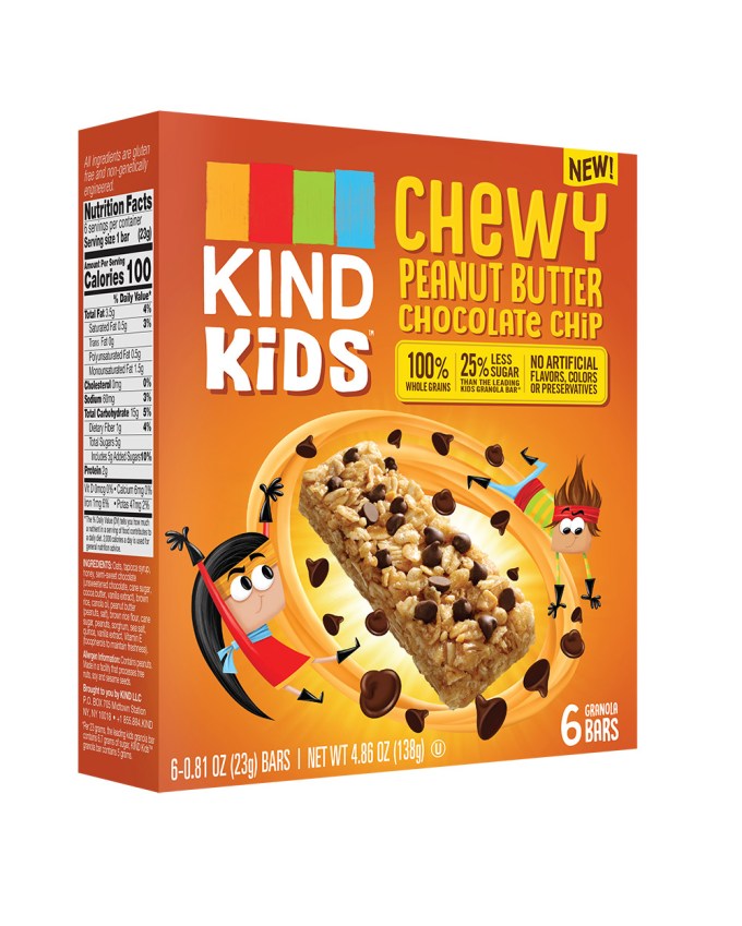 KIND Kids Chewy Peanut Butter Chocolate Chip Granola Bars