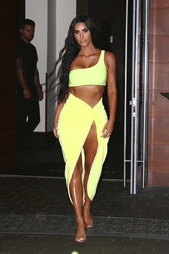 Kim Kardashian In Neon