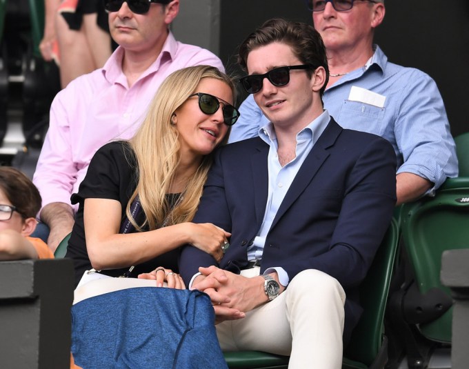 Ellie Goulding and Caspar Jopling at Wimbledon