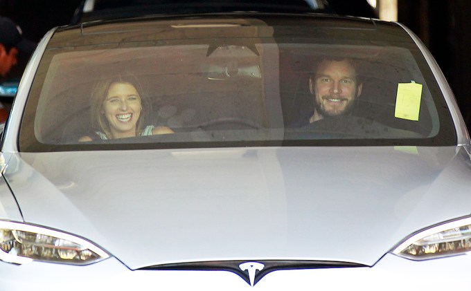 Chris Pratt & Katherine Schwarzenegger Drive Around