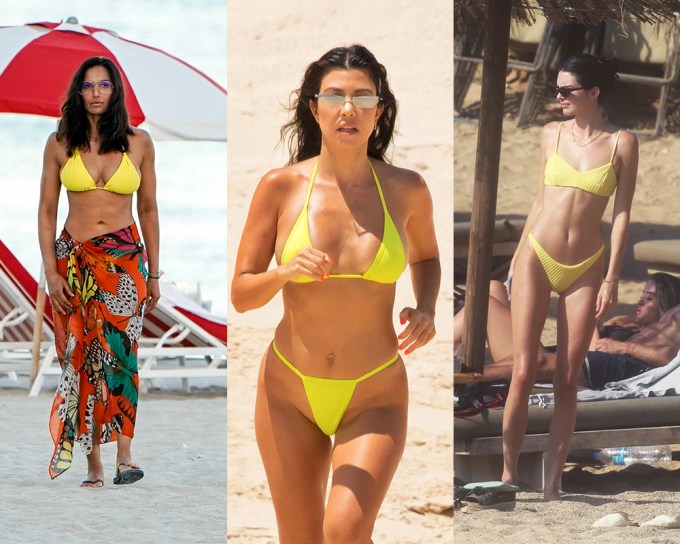 Best Yellow Celebrity Bikinis