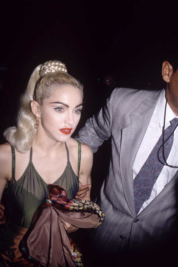 Madonna with Warren Beatty