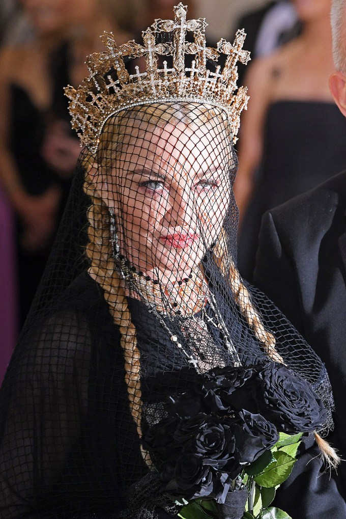 Madonna at the Met Gala in 2018