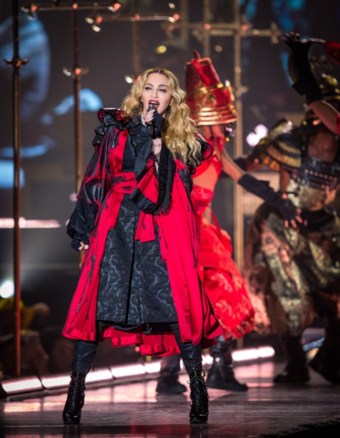 Madonna Performing In Las Vegas