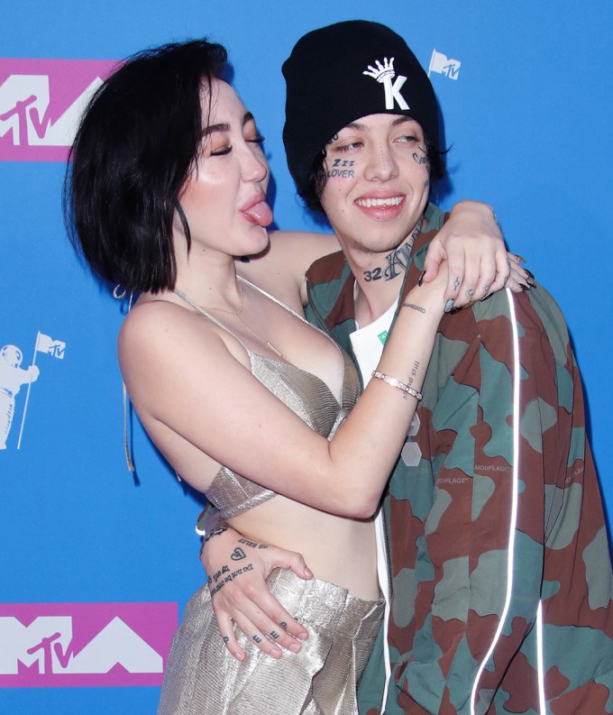 Lil Xan & Noah Cyrus Show Off Silly Faces