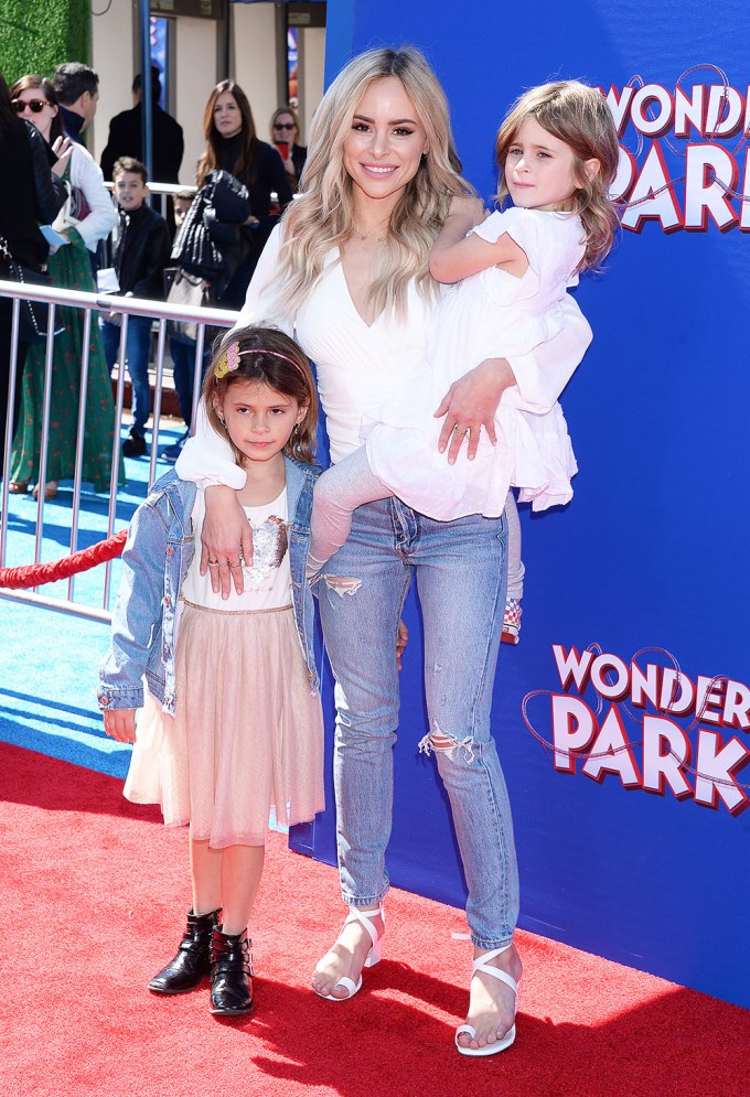 Amanda Stanton and her daughters at the ‘Wonder Park’ Film Premiere