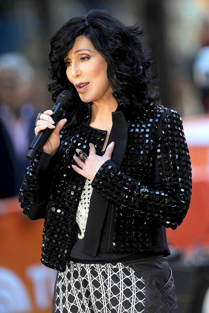 Cher is fabulous in a sequin jacket