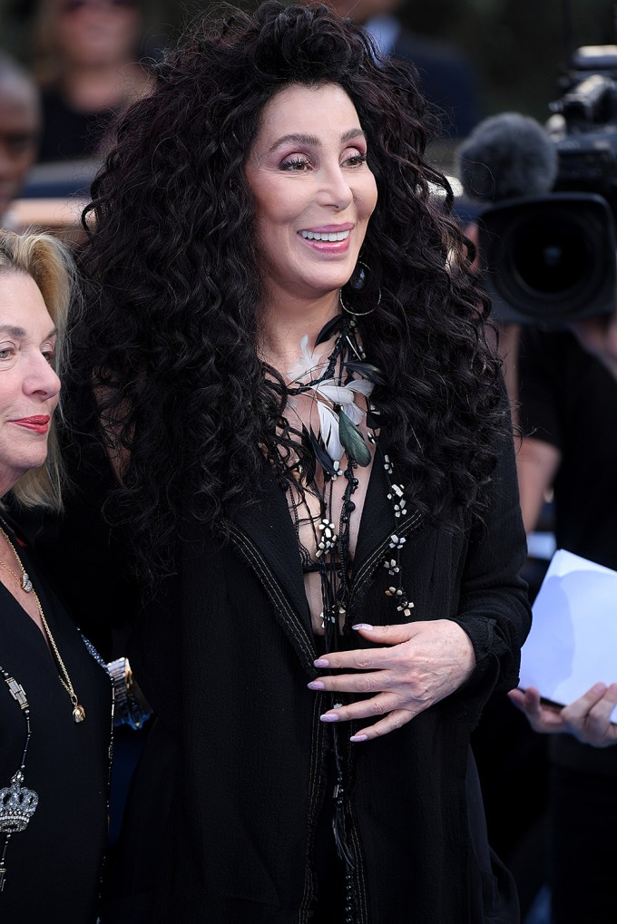Cher is all-smiles at the ‘Mamma Mia! Here We Go Again’ film premiere