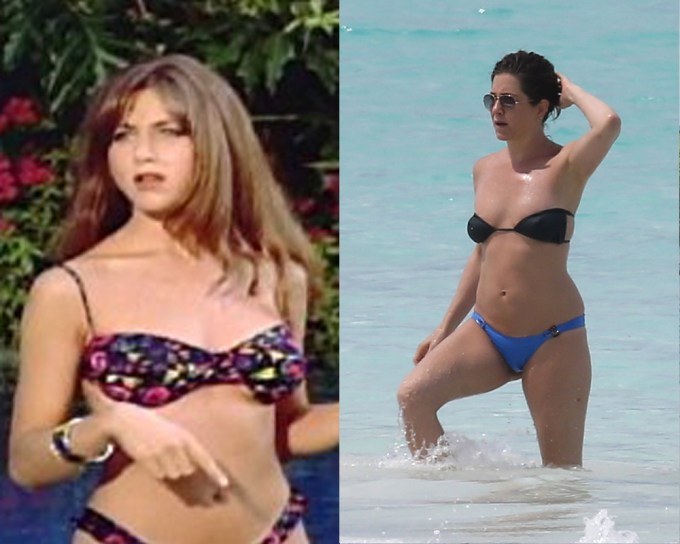 Sexy Stars Rocking Bikinis In Their 20s & Their 40s: Halle Berry & More Then & Now