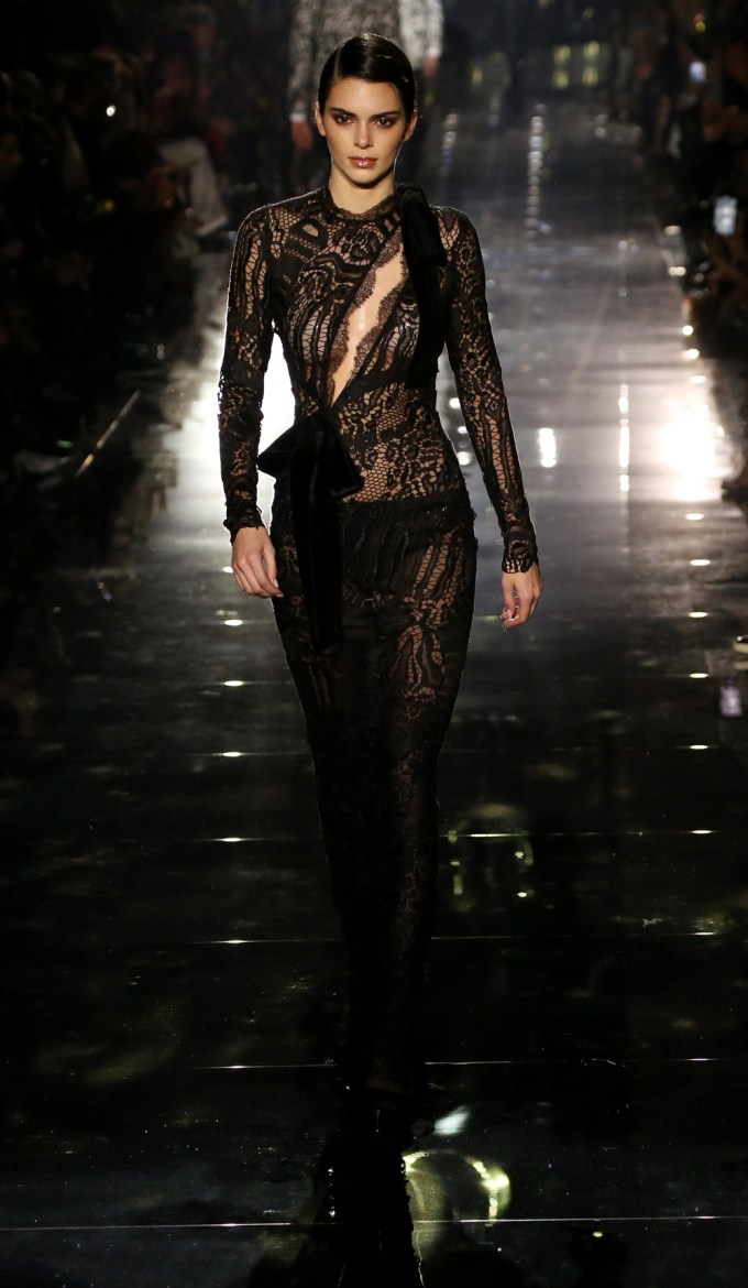 Kendall Jenner Walks the Tom Ford show