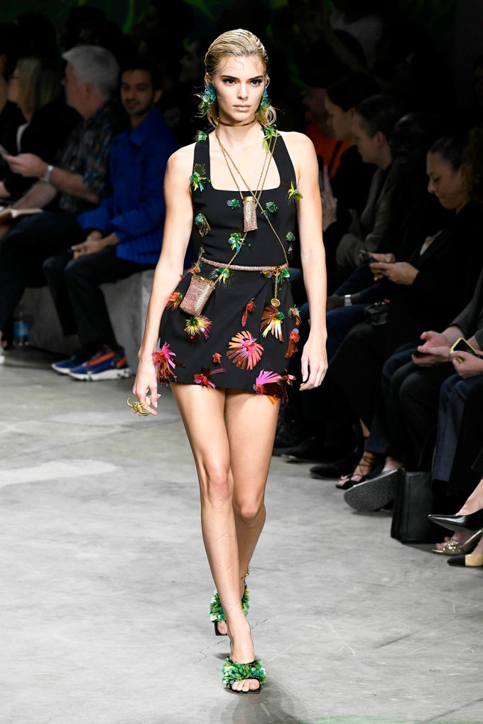Kendall Jenner Does Versace SS20