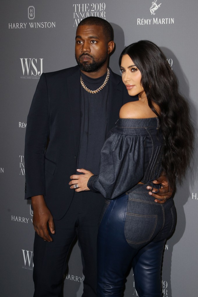 Kim Kardashian and Kanye West at WSJ Magazine Hosts the 2019 Innovator Awards