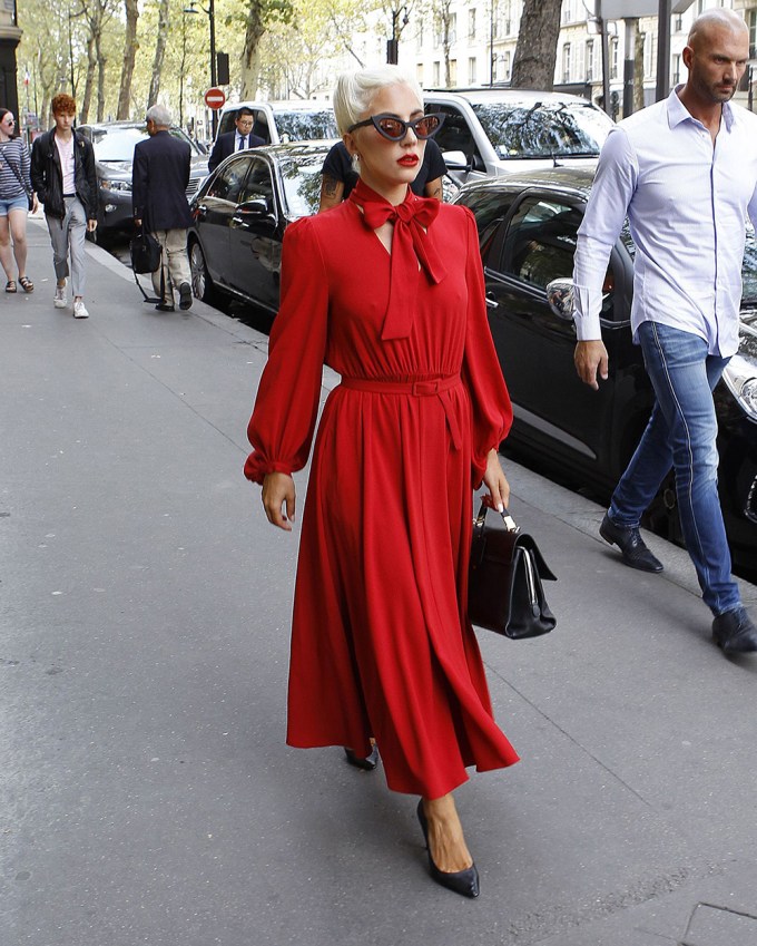 Lady Gaga out and about, Paris, France – 27 Aug 2018