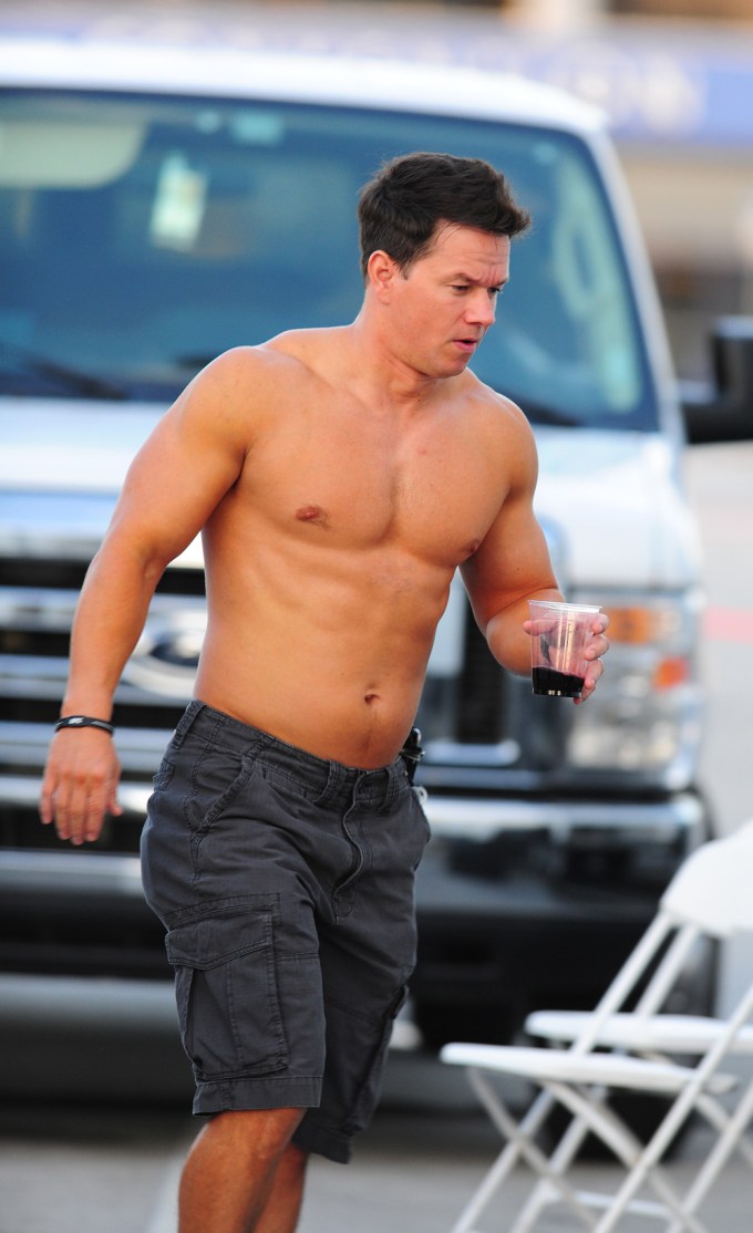 Mark Wahlberg Out In Miami