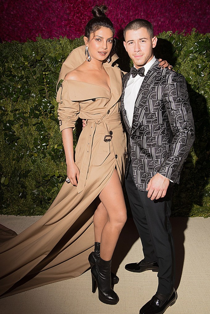 Nick Jonas & Priyanka Chopra At A Gala