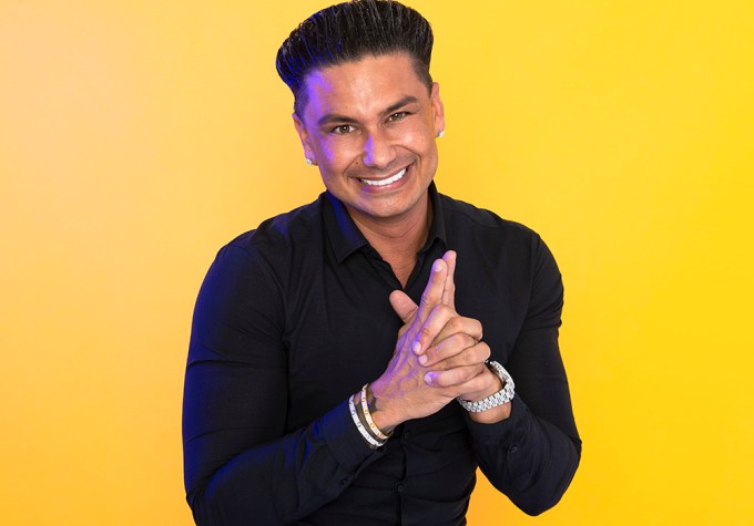 Pauly D Smiles & Strikes A Pose