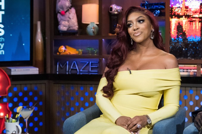 Porsha Williams at ‘Watch What Happens Live’ with Andy Cohen