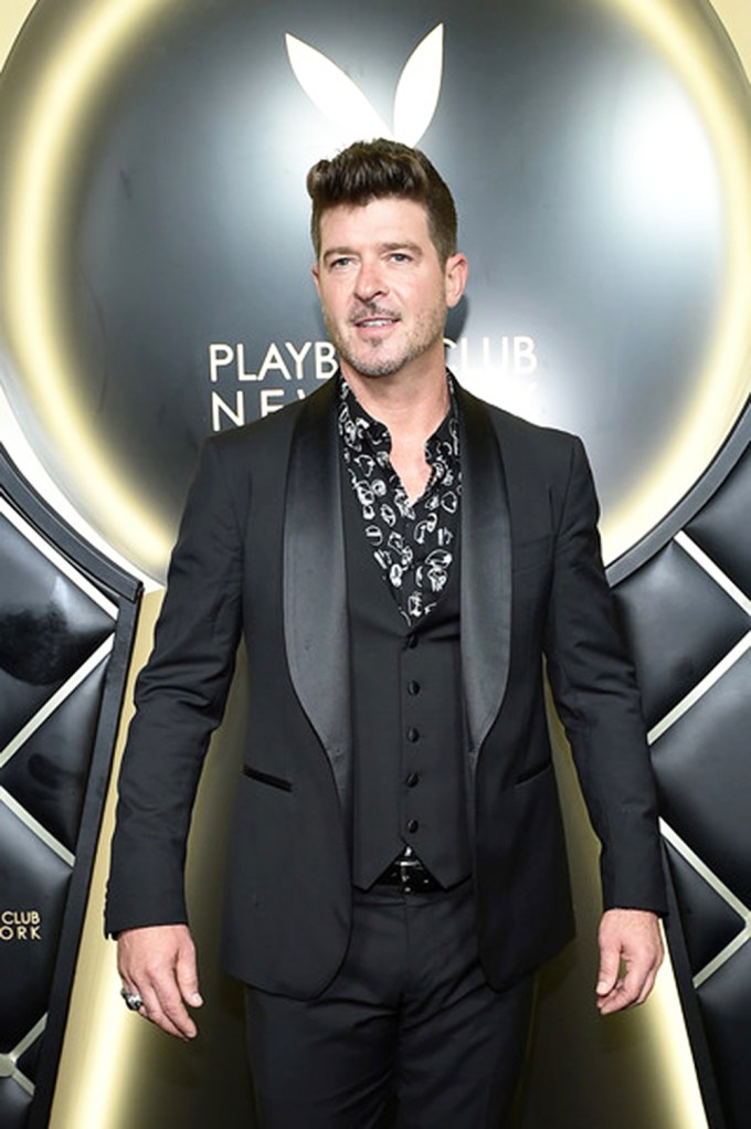 Robin Thicke at the Playboy Club