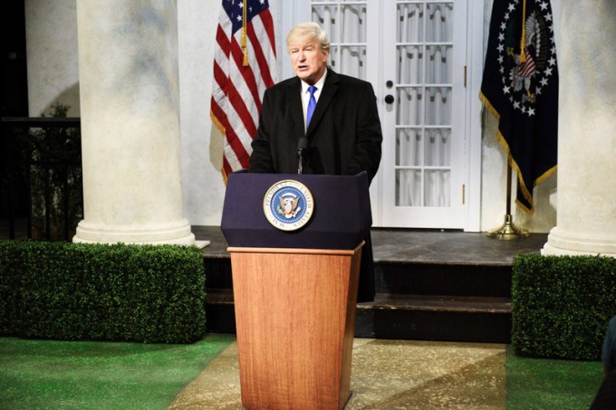 Alec Baldwin as Donald Trump on ‘SNL.’