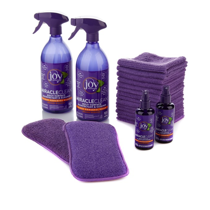 Joy Mangano MiracleClean™ Fast & Powerful 20-piece Disinfect & Clean Super Set, $26.95, HSN.com