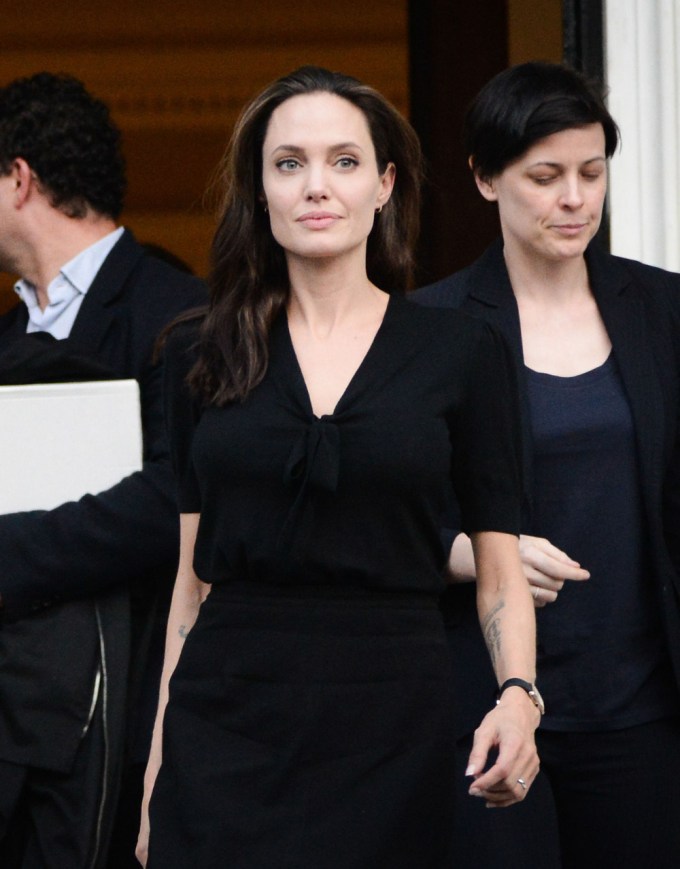 Angelina Jolie In Athens