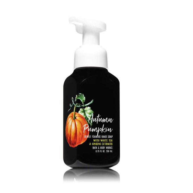 Bath & Body Works autumn pumpkin hand soap