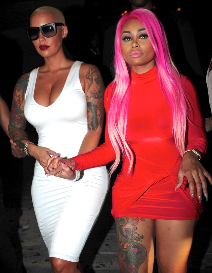 Amber Rose & Blac Chyna walking together