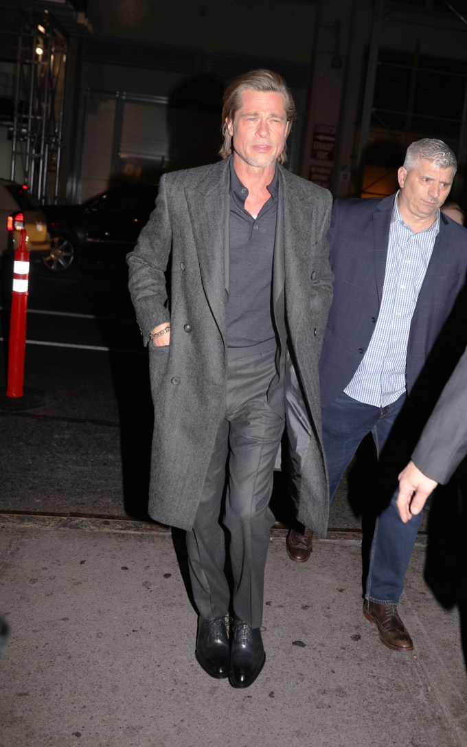 Brad Pitt Looks Stylish At The NYFCC Awards At Tao Downtown, NYC