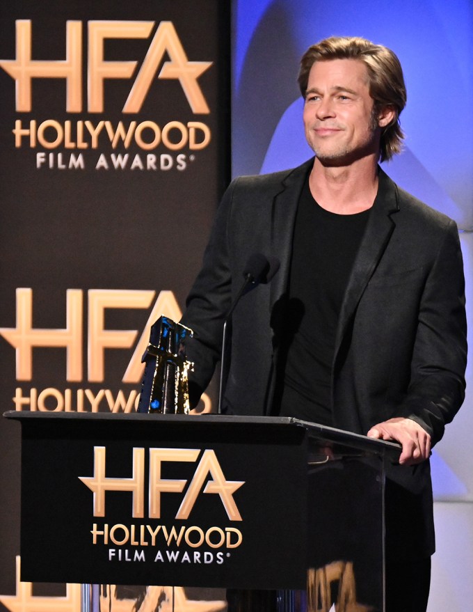 Brad Pitt At The Hollywood Film Awards
