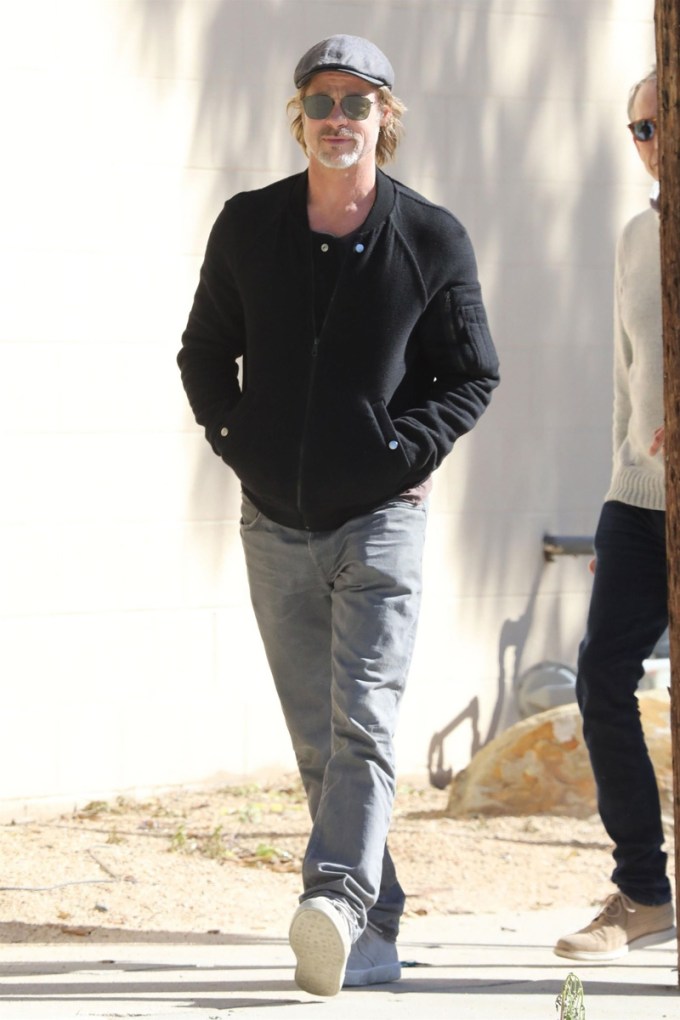 Brad Pitt Out In Hollywood