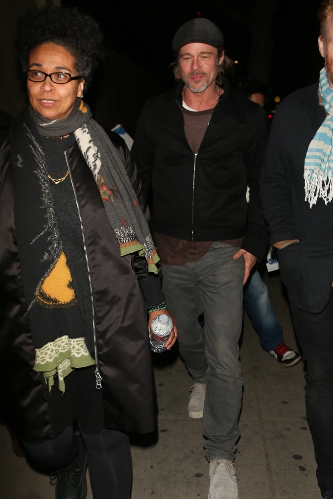 Brad Pitt Out With Friends