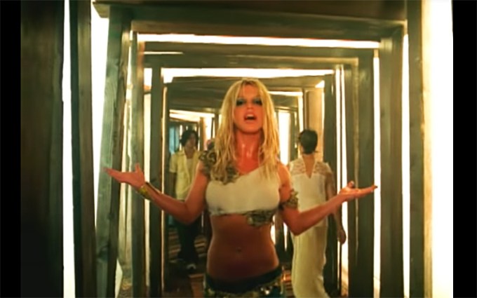 Britney Spears in a crop top
