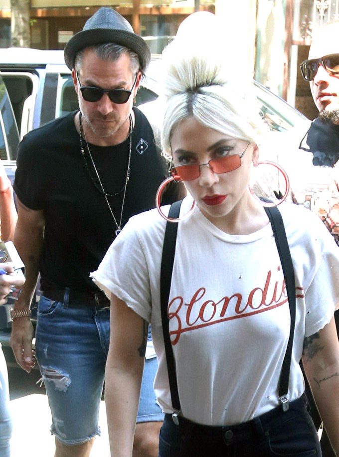 Lady Gaga & Christian Carino out and about.
