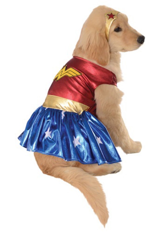 SupriseItsMe Wonder Woman Pet Costume