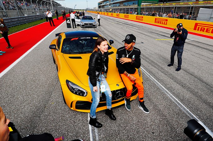 Millie Bobby Brown — Exclusive Pictures at US Formula 1