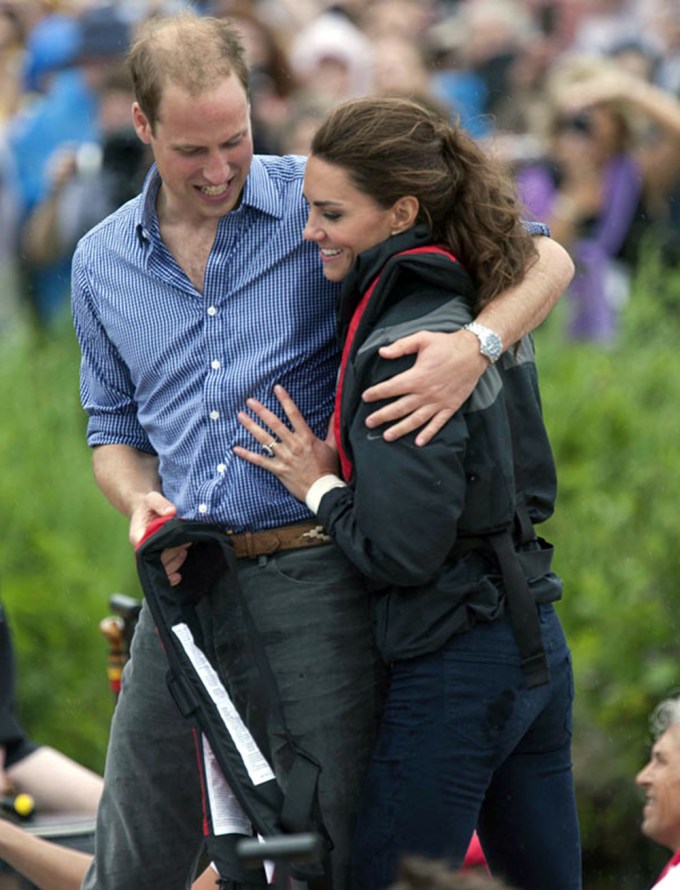 Kate Middleton & Prince William Snuggle