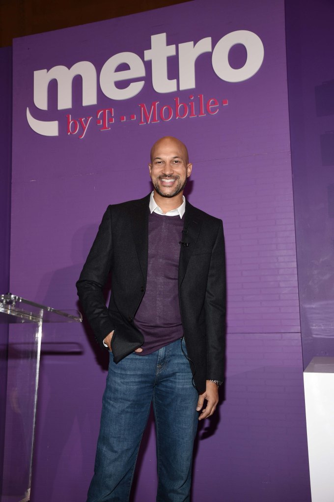 Keegan-Michael Key is the first Metro by T-Mobile customer at the Brand`s Grand Central pop-up Experience